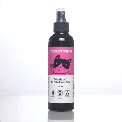 Cuidado probiótico natural para a pele e o pelo do gato