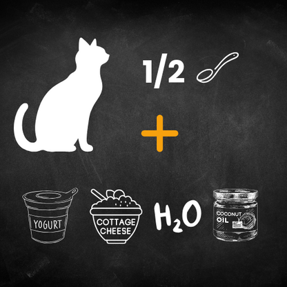 Dental Flakes com Carvão Ativado 2-em-1 para Gatos
