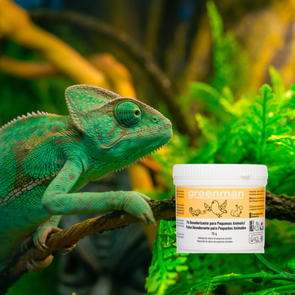 Greenman Pó Probiótico Desodorizante para Habitat de Pequenos Animais