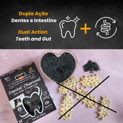 Dental Flakes Carvão Ativado