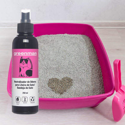 Desodorizante probiótico para caixas de areia de gatos